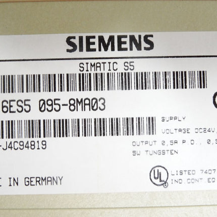 Siemens S5-95U Compact Unit 6ES5095-8MA03 6ES5 095-8MA03 / Neuwertig