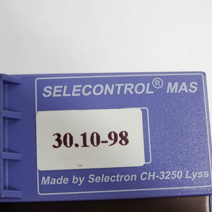 Selectron Selecontrol MAS SDM752 SDM 752 / Gehäuse leicht beschädigt - Maranos.de