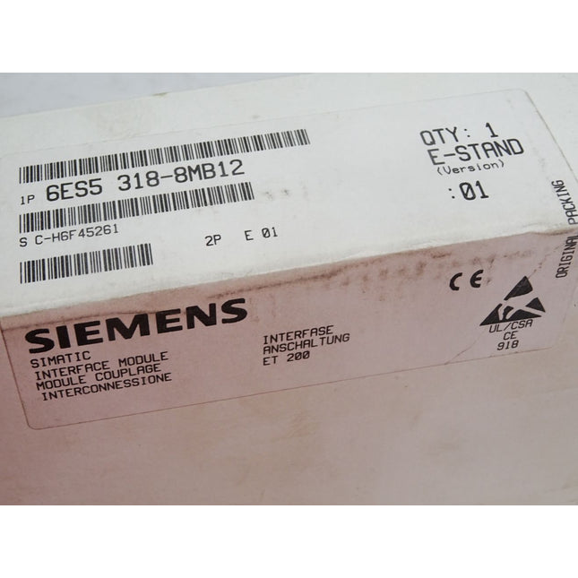 Siemens IM318-B Interface Slave 6ES5318-8MB12 6ES5 318-8MB12 Neu OVP versiegelt