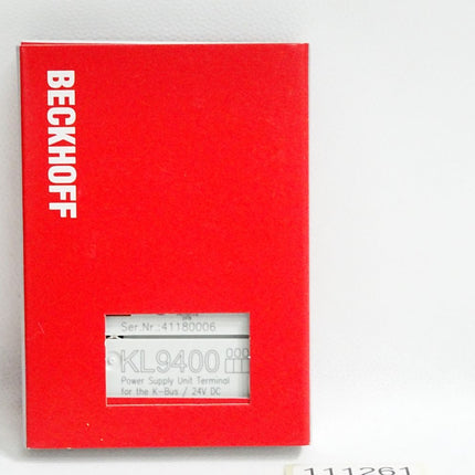 Beckhoff KL9400 Netzteilklemme / Neu OVP - Maranos.de