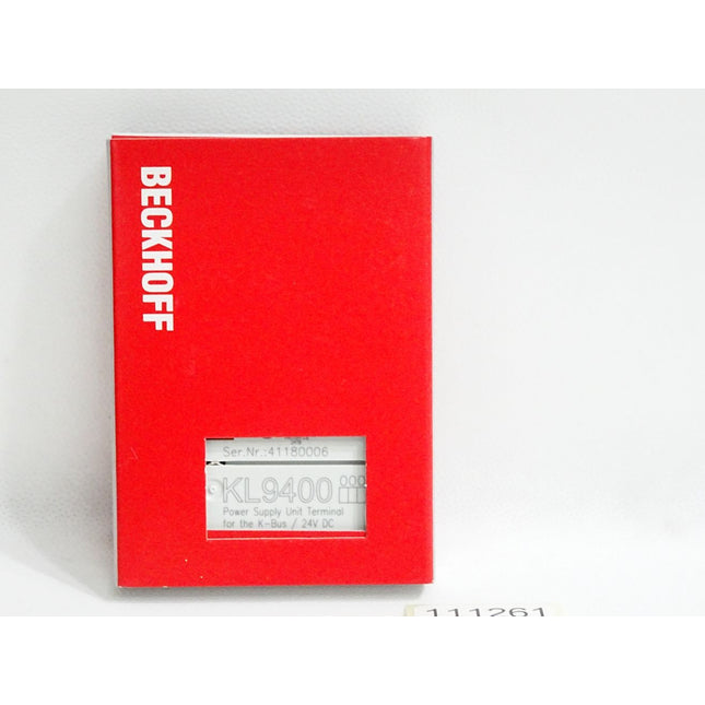 Beckhoff KL9400 Netzteilklemme / Neu OVP - Maranos.de