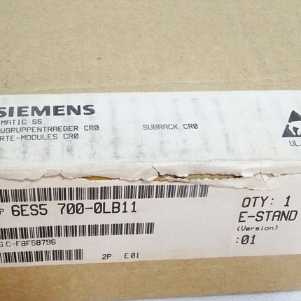 Siemens Subrack CR0 6ES5700-0LB11 6ES5 700-0LB11 6-slot / Neu
