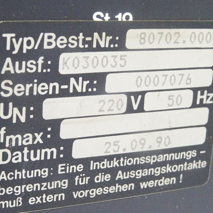 Sütron electronic Bediengerät minipos 807 80702.000
