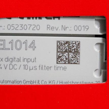 Beckhoff EL1014 digitale Eingangsklemme / Neu OPV versiegelt - Maranos.de