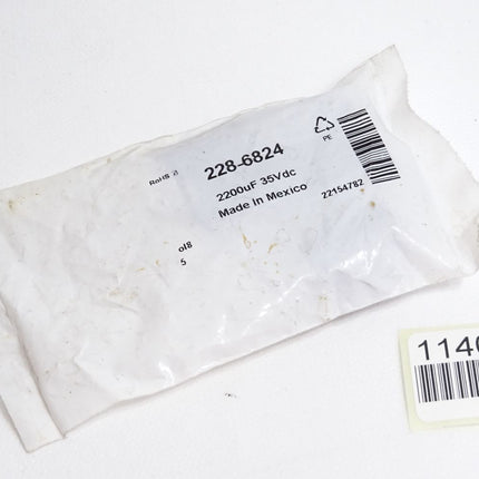 Panasonic Kondensator Elektrolyt 228-6824 2200uF 35VDC / Inhalt:5 Stück /Neu OVP - Maranos.de