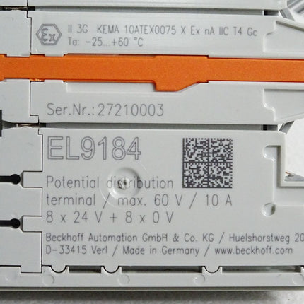 Beckhoff EL9184 Potenzialverteilungsklemme - Maranos.de