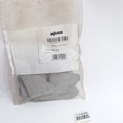 Wago 280-319 Abschluss- und Zwischenplatte / Inhalt:25 Stück / Neu OVP - Maranos.de