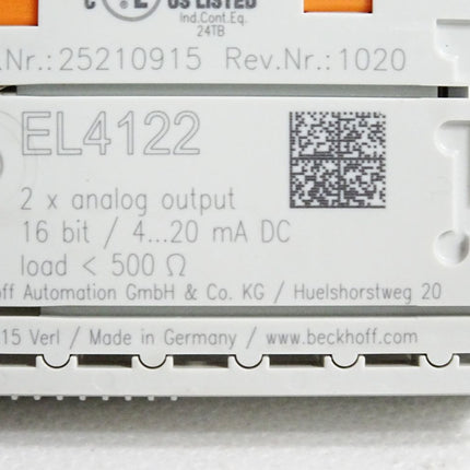 Beckhoff EL4122 analoge Ausgangsklemme - Maranos.de
