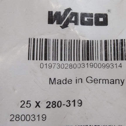 Wago 280-319 Abschluss- und Zwischenplatte / Inhalt:25 Stück / Neu OVP - Maranos.de