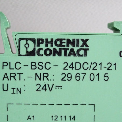 Phoenix Contact Relais 2967015 PLC-BSC- 24DC/21-21 + Schrack RTE24024 - Maranos.de