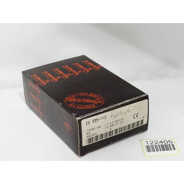 Schmersal Endschalter ZS 335-11Z / Inhalt:2 Stück / Neu OVP