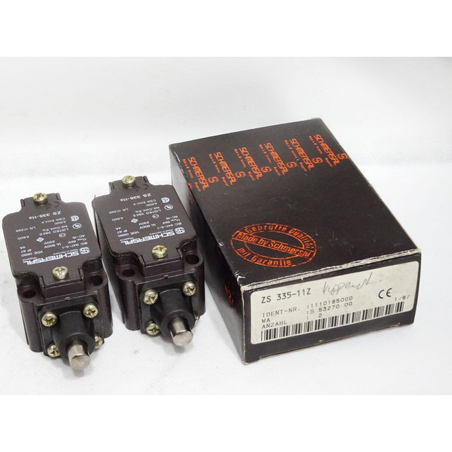 Schmersal Endschalter ZS 335-11Z / Inhalt:2 Stück / Neu OVP