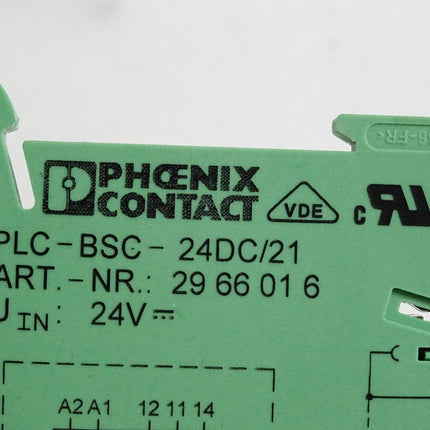 Phoenix Contact  2966016 PLC-BSC- 24DC/21 + Finder Relais 34.51.7.024.0010 - Maranos.de