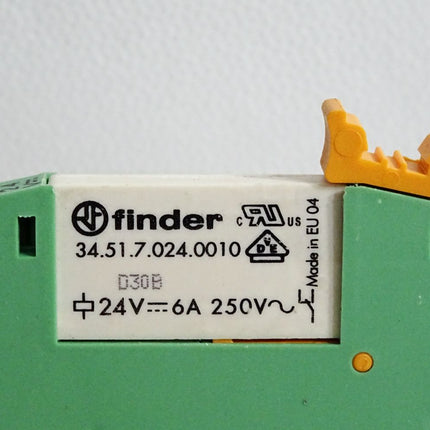 Phoenix Contact  2966016 PLC-BSC- 24DC/21 + Finder Relais 34.51.7.024.0010 - Maranos.de