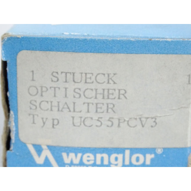 Wenglor Lichtleiter Verstärker UC55PCV3 / Neu OVP