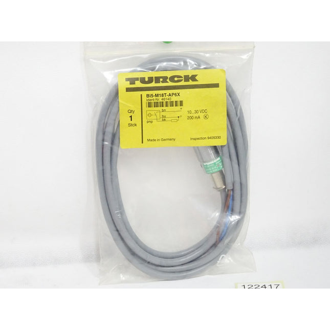 Turck Induktiver Sensor Bi5-M18T-AP6X 46140 / Neu OVP