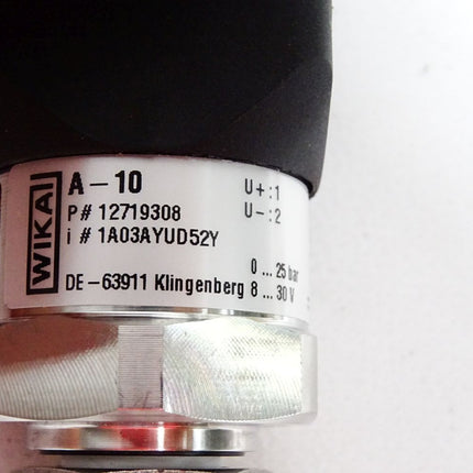 Wika Drucksensor A-10 12719308 0…25bar / Unbenutzt