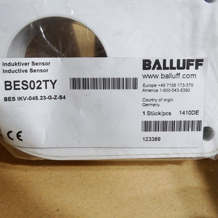 Balluff BES02TY BES IKV-045.23-G-Z-S4 Induktiver Ringsensor / Neu OVP - Maranos.de