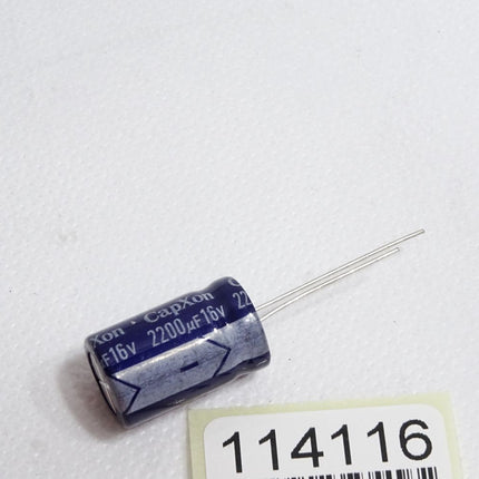 CapXon Kondensator 2200uF 16V / Neu - Maranos.de