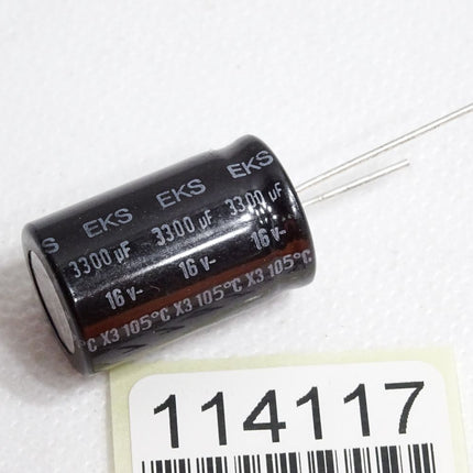 EKS  Kondensator 3300uF 16V / Neu - Maranos.de