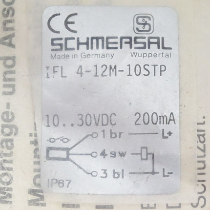 Schmersal Induktiver Näherungsschalter IFL4-12M-10STP / Neu OVP