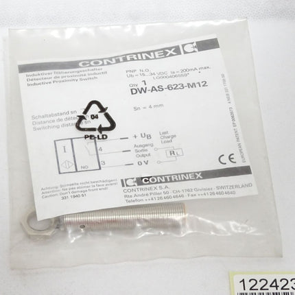 Contrinex Induktiver Näherungsschalter DW-AS-623-M12 / Neu OVP