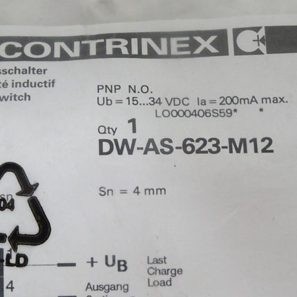 Contrinex Induktiver Näherungsschalter DW-AS-623-M12 / Neu OVP