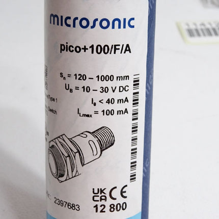 Microsonic pico+100/F/A Ultraschallsensor / Neu OVP - Maranos.de