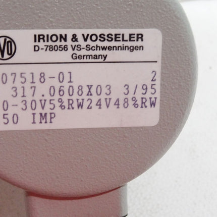 IRION&VOSSELER Drehgeber G317.0608X03 250Imp / Neu OVP