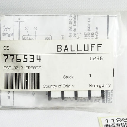 Balluff Einzelpositionsschalter BSE30.0-RK 776534 / Neu OVP