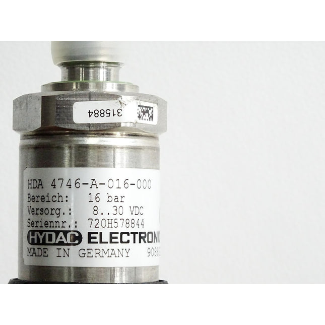 Hydac Electronic Druckmessumformer HDA 4746-A-016-000 16bar / Neu - Maranos.de