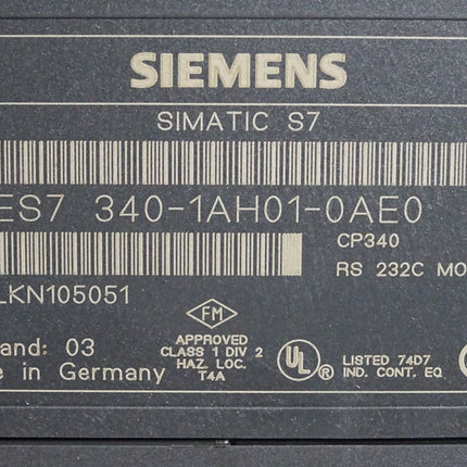 Siemens S7-300 CP 340 6ES7340-1AH01-0AE0 6ES7 340-1AH01-0AE0 - Maranos.de