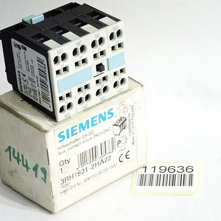 Siemens Hilffschalter 3RH1921-2HA22 / Neu OVP - Maranos.de