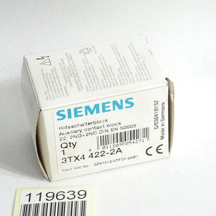 Siemens Hilffschalterblock 3TX4422-2A / Neu OVP - Maranos.de