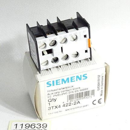 Siemens Hilffschalterblock 3TX4422-2A / Neu OVP - Maranos.de