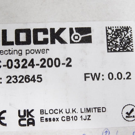 Block PC-0324-200-2 Primär getaktetes Schaltnetzteil / Neu OVP - Maranos.de