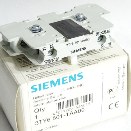 Siemens Hilffschalter 3TY6501-1AA00 / Neu OVP