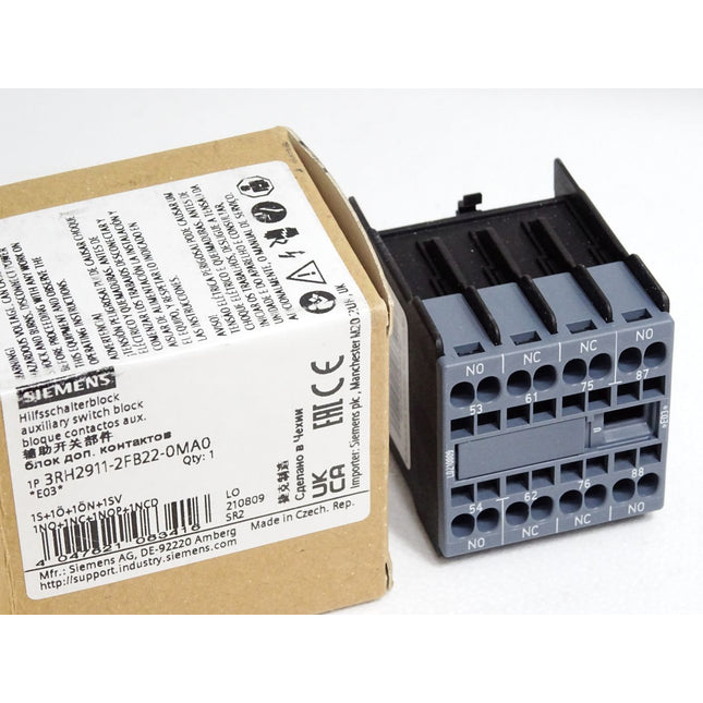 Siemens Hilfsschalterblock 3RH2911-2FB22-0MA0 / Neu OVP - Maranos.de