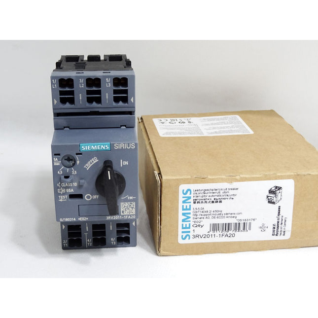 Siemens Leistungsschalter 3RV2011-1FA20 / Neu OVP - Maranos.de