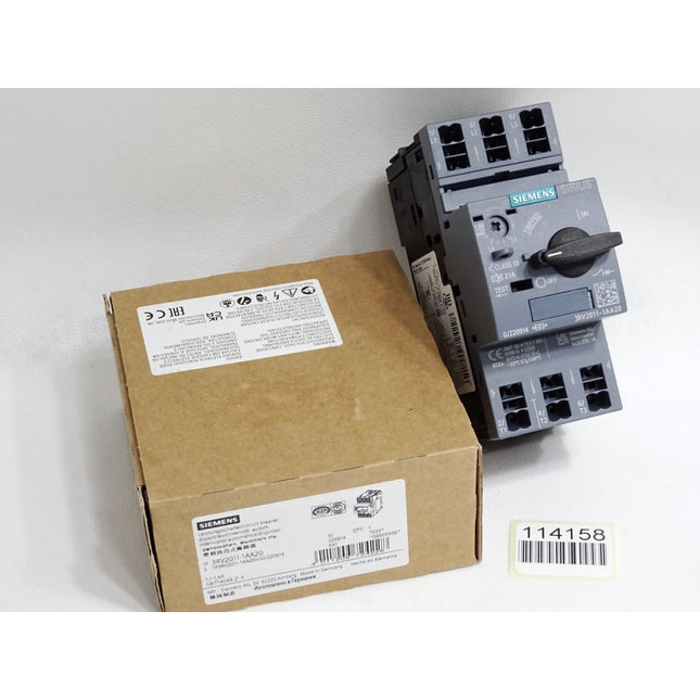 Siemens Leistungsschalter 3RV2011-1AA20 / Neu OVP - Maranos.de
