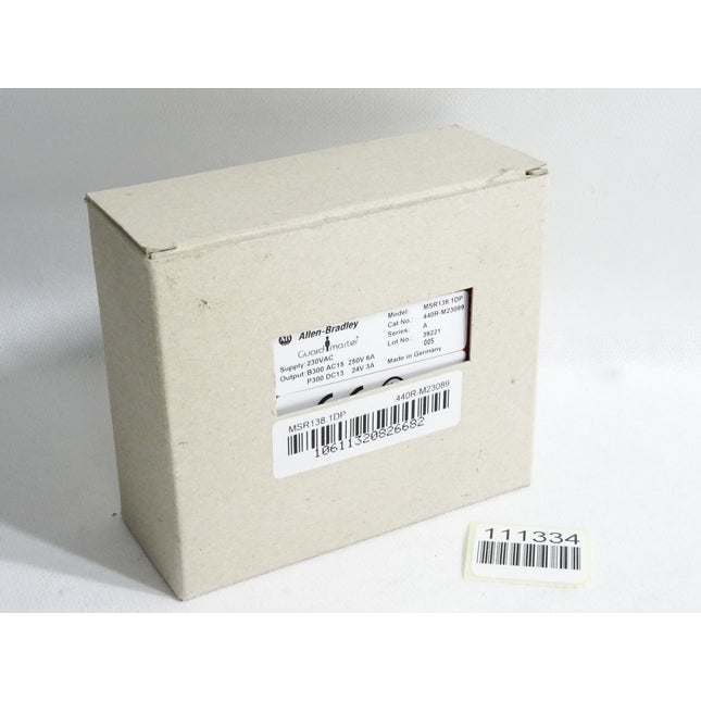 Allen Bradley Guardmaster MSR138.1DP Monitoring Safety Relay / Neu OVP - Maranos.de