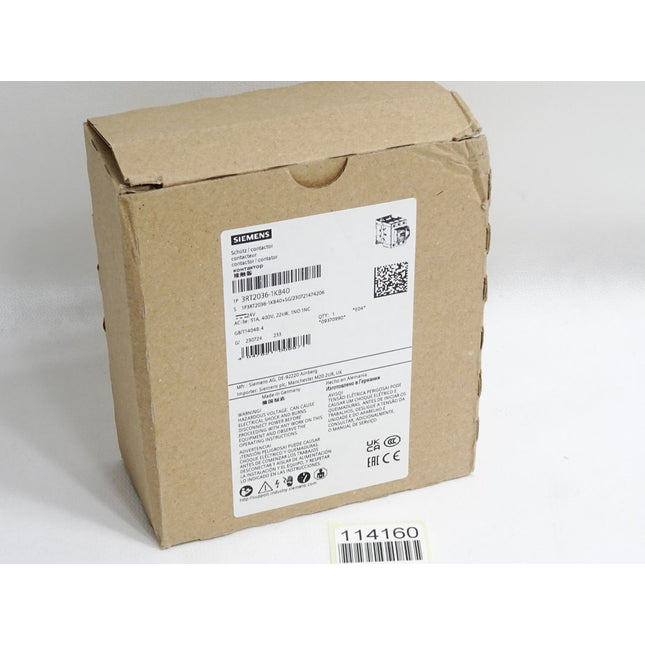 Siemens Schütz 3RT2036-1KB40 / Neu OVP - Maranos.de