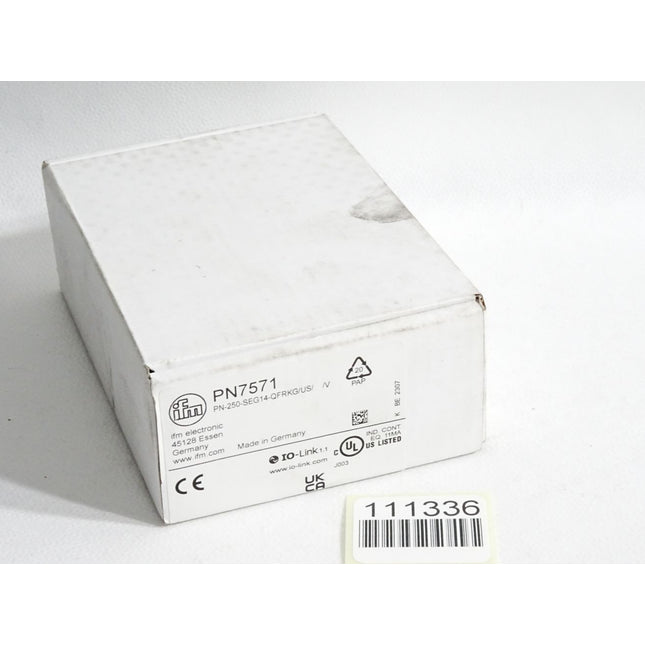 Ifm Electronic PN7571 Drucksensor mit Display PN-250-SEG14-QFRKG/US / Neu OVP - Maranos.de