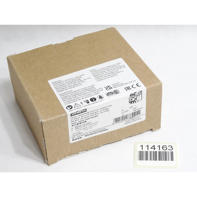 Siemens Überlastrelais 3RU2116-0JC1 / Neu OVP - Maranos.de