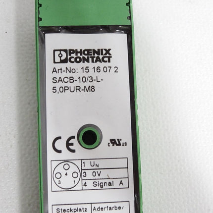 Phoenix Contact Sensorkabel 1516072 SACB-10/3-L-5,0PUR-M8 / Neu - Maranos.de