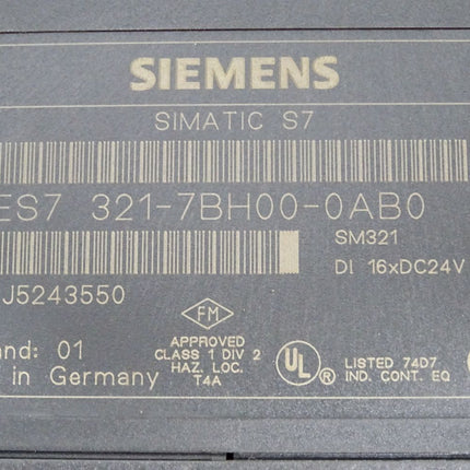 Siemens S7-300 SM321 6ES7321-7BH00-0AB0 6ES7 321-7BH00-0AB0