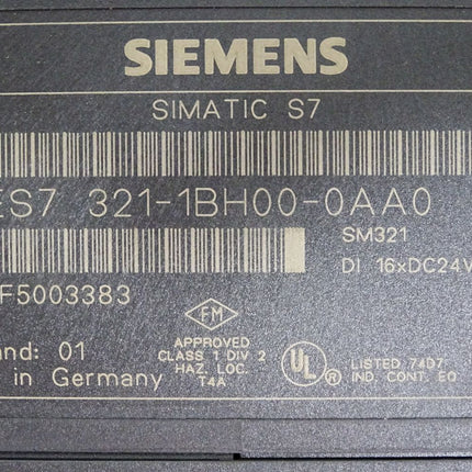 Siemens S7-300 SM321 6ES7321-1BH00-0AA0 6ES7 321-1BH00-0AA0