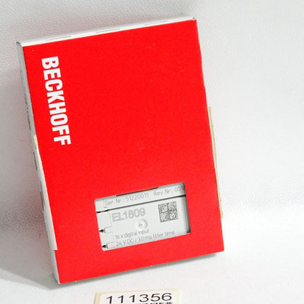 Beckhoff EL1809 Rev.0018 digitale Eingangsklemme / Neu OVP versiegelt - Maranos.de