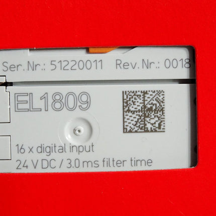 Beckhoff EL1809 Rev.0018 digitale Eingangsklemme / Neu OVP versiegelt - Maranos.de