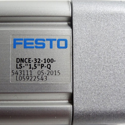 Festo Elektrozylinder DNCE-32-100-LS-"1.5"P-Q 543111 / Neuwertig